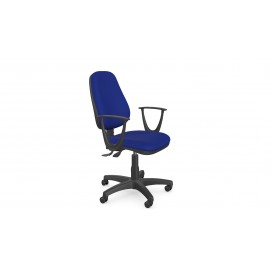 DCE-OX- Office Chair Fixed Arm Blue