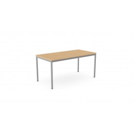 DCE-1500 Kontrax Table (Beech / Silver Leg)