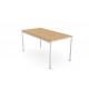 DCE-1500 Kontrax Table (Beech / Multi Colour Leg)