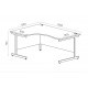 DCE-Lefthand1600 Radial Desk (Harbour Oak)
