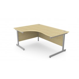 DCE-Lefthand1600 Radial Desk (Maple)