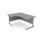 DCE-Lefthand1600 Radial Desk (Grey)