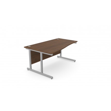 DCE-1400 Lefthand Wave Desk (Walnut)