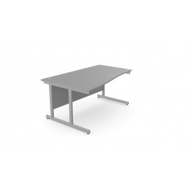 DCE-1400 Lefthand Wave Desk (Grey)
