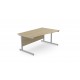 DCE-1400 Righthand Wave Desk (Urban Oak)