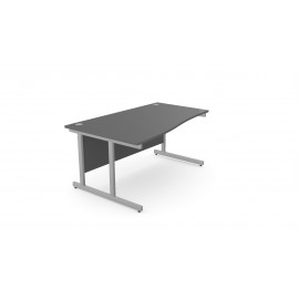 DCE-1400 Lefthand Wave Desk (Graphite)