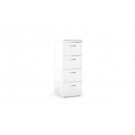 DCE-4 Drawer Filing Cabinet (White)