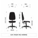 DCE-OA Task Office Chair N/A (Blue)
