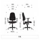 DCE-OE Office Chair (Multiple Colours)