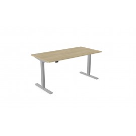 DCE-Z-1200 x 800/700 Height Adjustable Sit Stand Desk (Urban Oak)