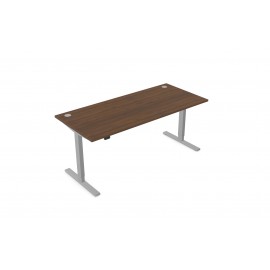 DCE-Z-1200 x 800/700 Height Adjustable Sit Stand Desk (Dark Walnut)