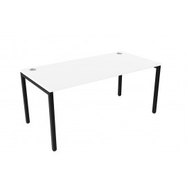 DCE-C-S 1200,1400, 1600 White Single Bench Desk