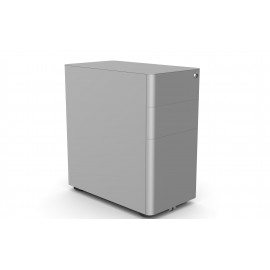 DCE-Moda-L Slimline Mobile Pedestal (Sliver)